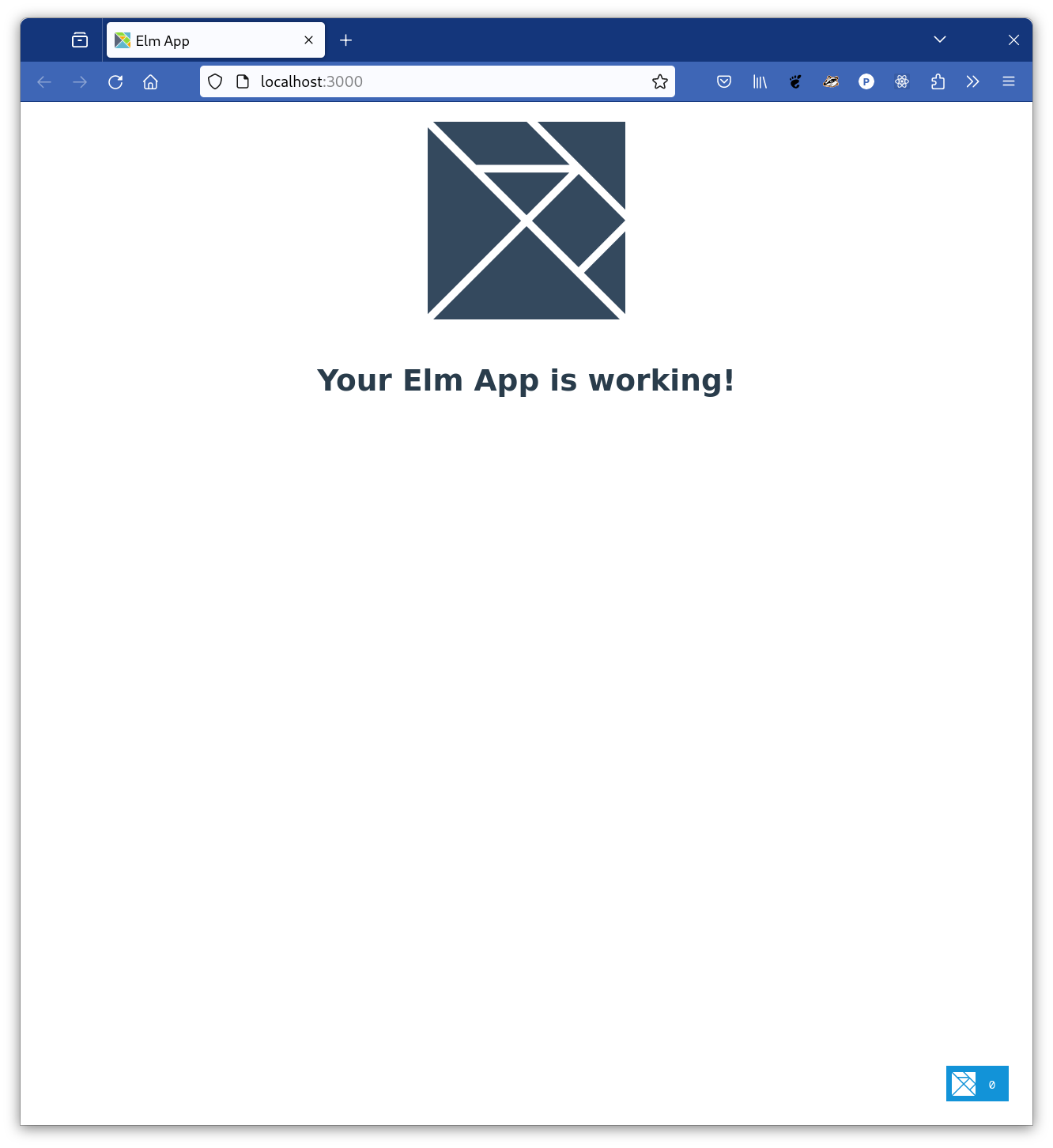Elm App Running